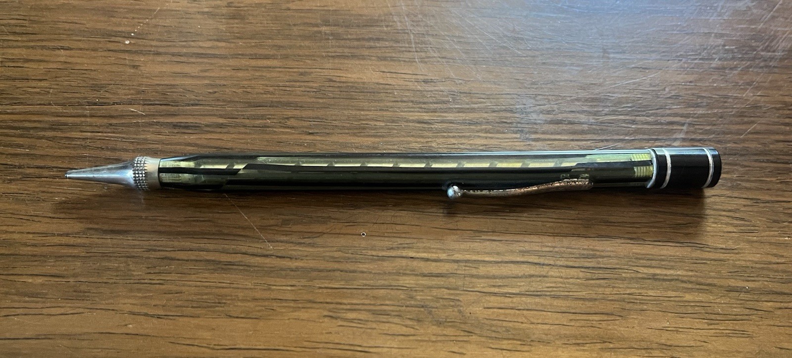 Vintage Eversharp Square 4 Mechanical Pencil Ribbon Pattern