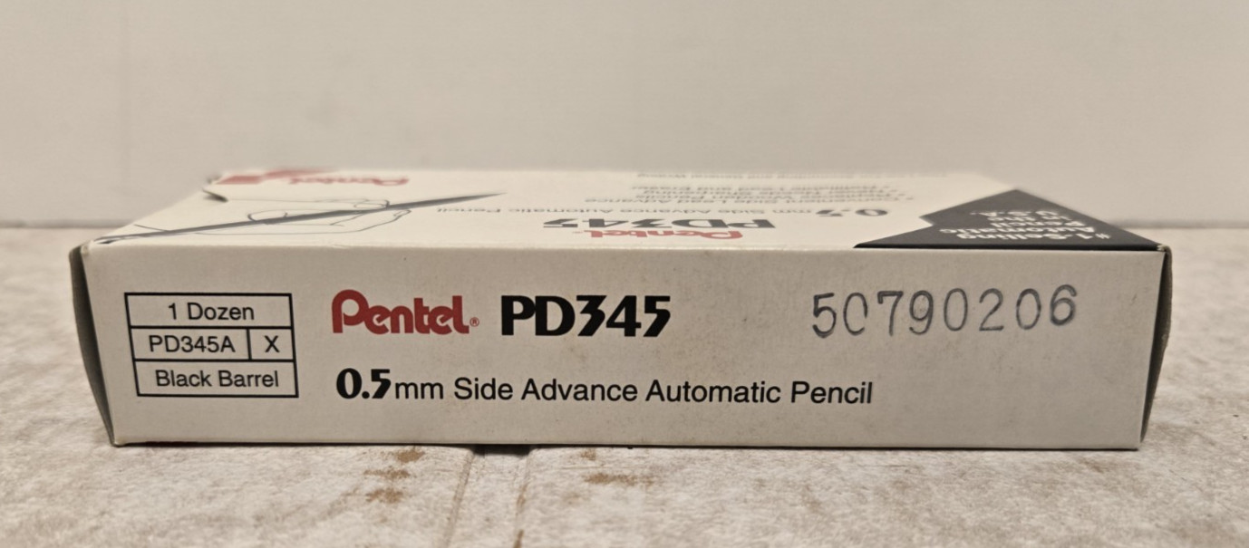 Vintage Pentel PD345 Quicker Clicker 0.5mm Mechanical Pencil Box of 11