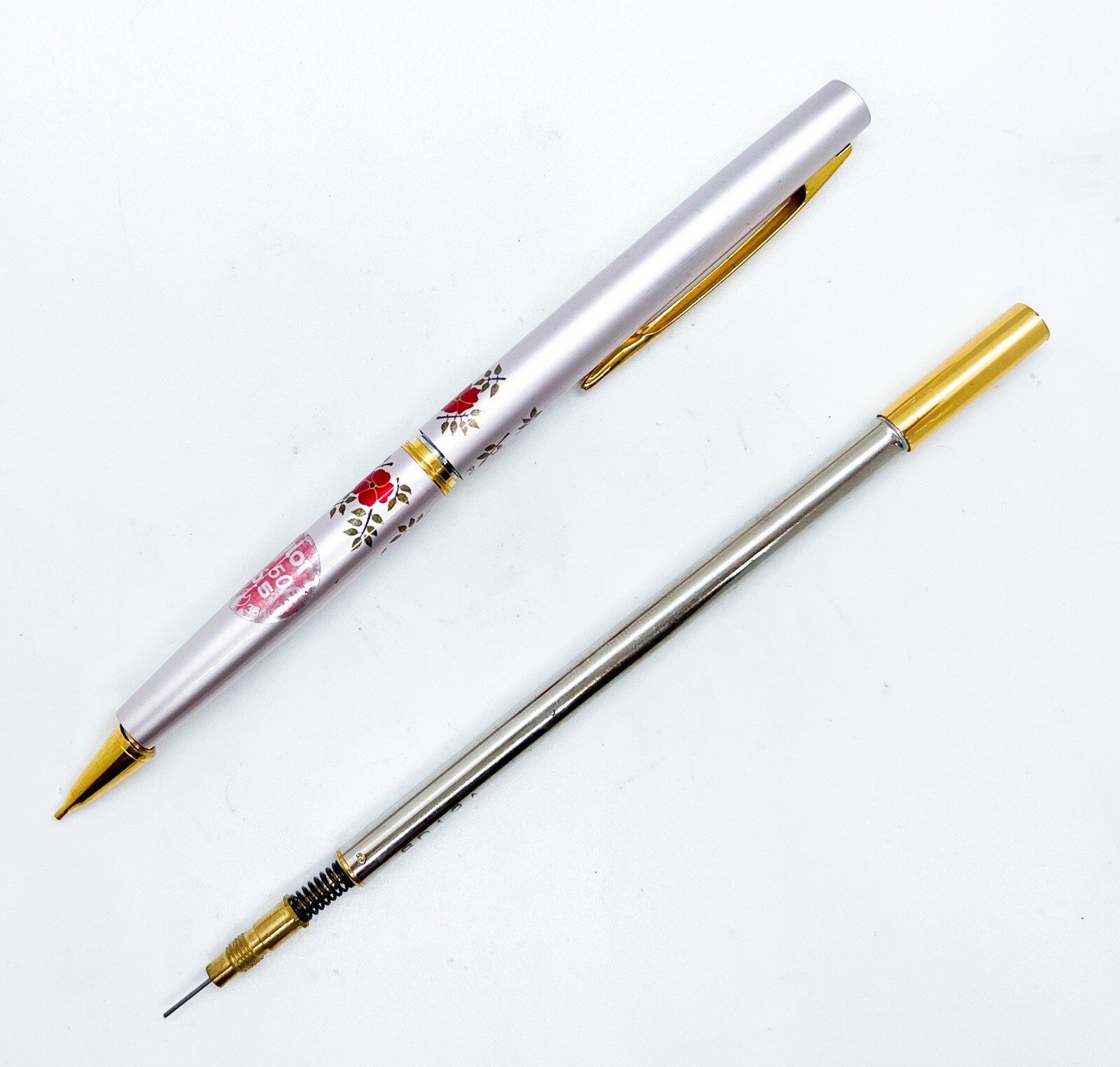 Pilot Mechanical Pencil flower 0.5mm Full Metal With Price Tag Fully Functional