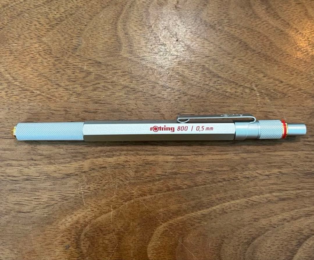 rotring 800 mechanical pencil 0.5mm silver
