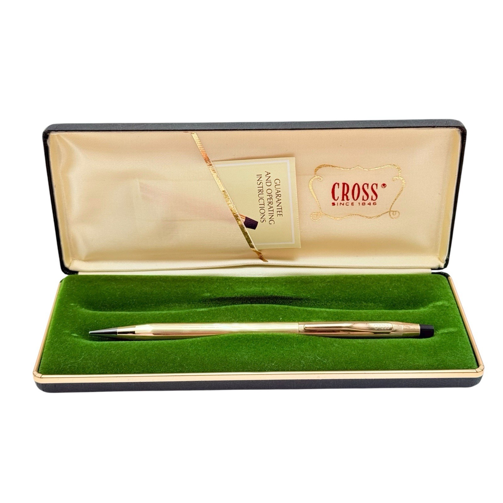 Cross 0.5mm Mechanical Pencil 1/20 10K Gold Filled Twist Click In Box