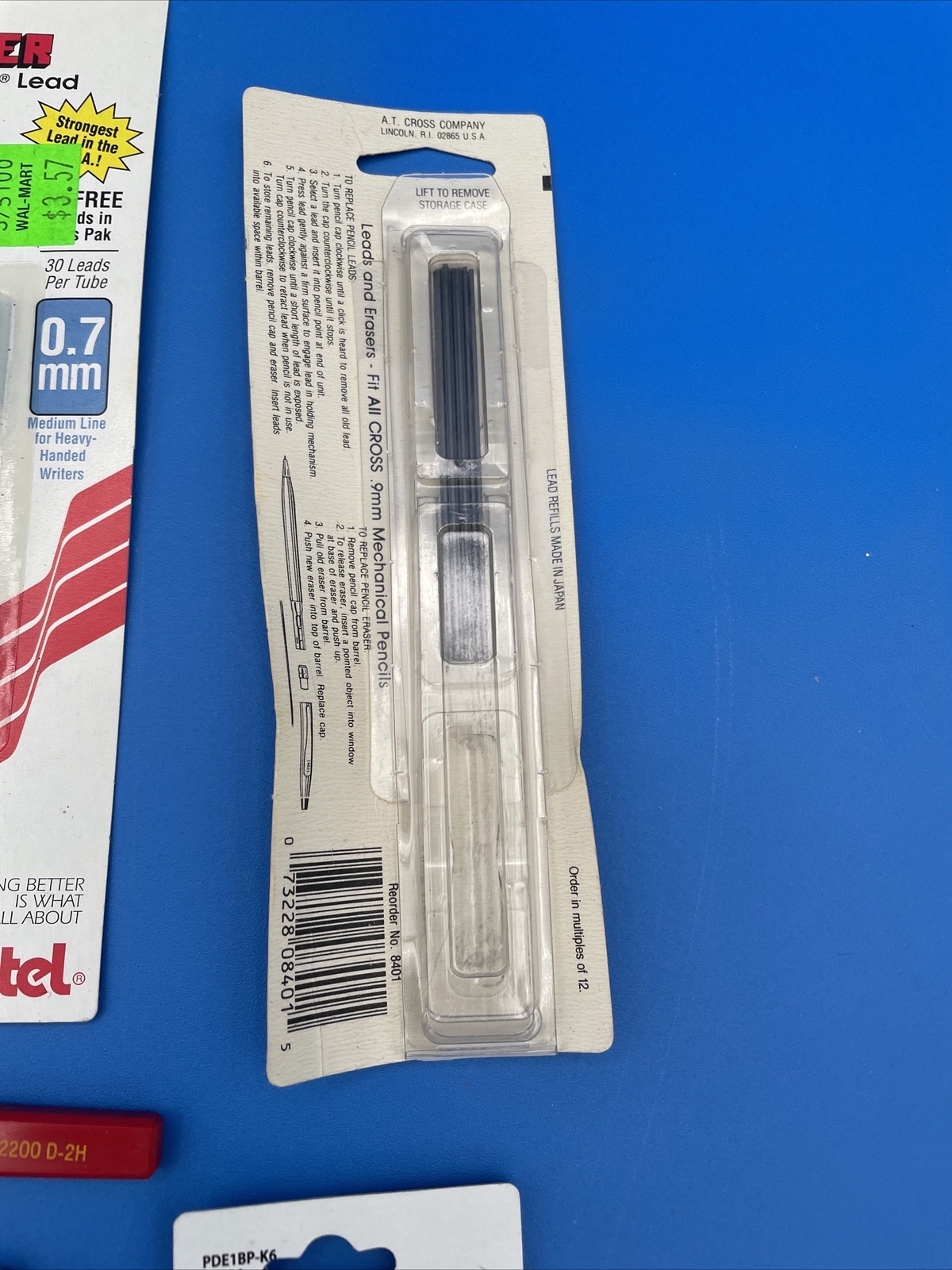 Mechanical Pencils Leads Erasers Pentel Berol Zebra more Vintage Japan See List