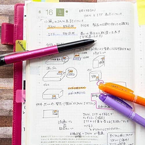 Dragonfly Pencil Multifunction Pen 2&S + Eraser MONO Monograph Multi Pink CPA-16