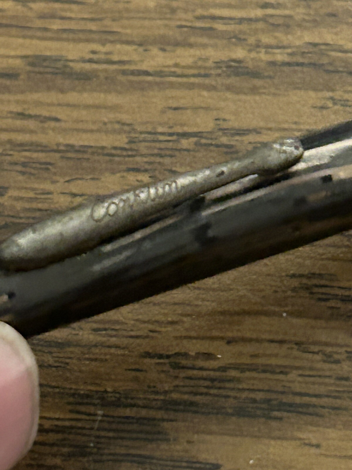 Antique Conklin Copper / Brown Striated Mechanical Pencil Chicago
