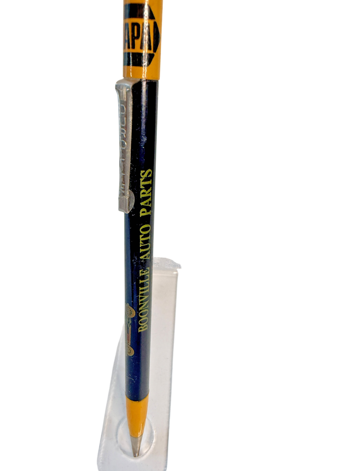 Durolite Vintage Mechanical Pencil Made In USA black yellow NAPA Boonville NY
