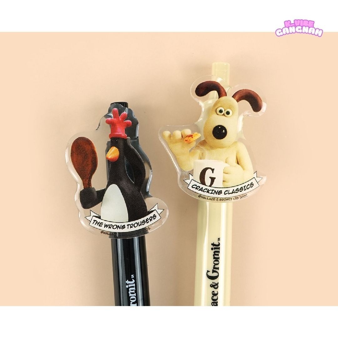 Wallace & Gromit Acrylic Charm Mechanical Pencil 0.5mm Full Box 20pcs
