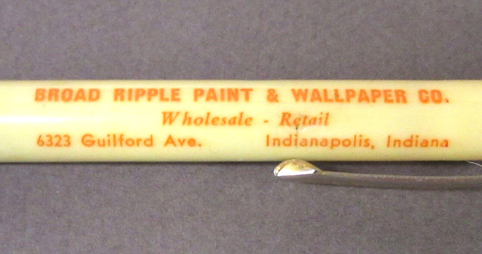 vintage SMITH-ALSOP PAINT Indianapolis can top 5.75″ Mechanical Pencil xz