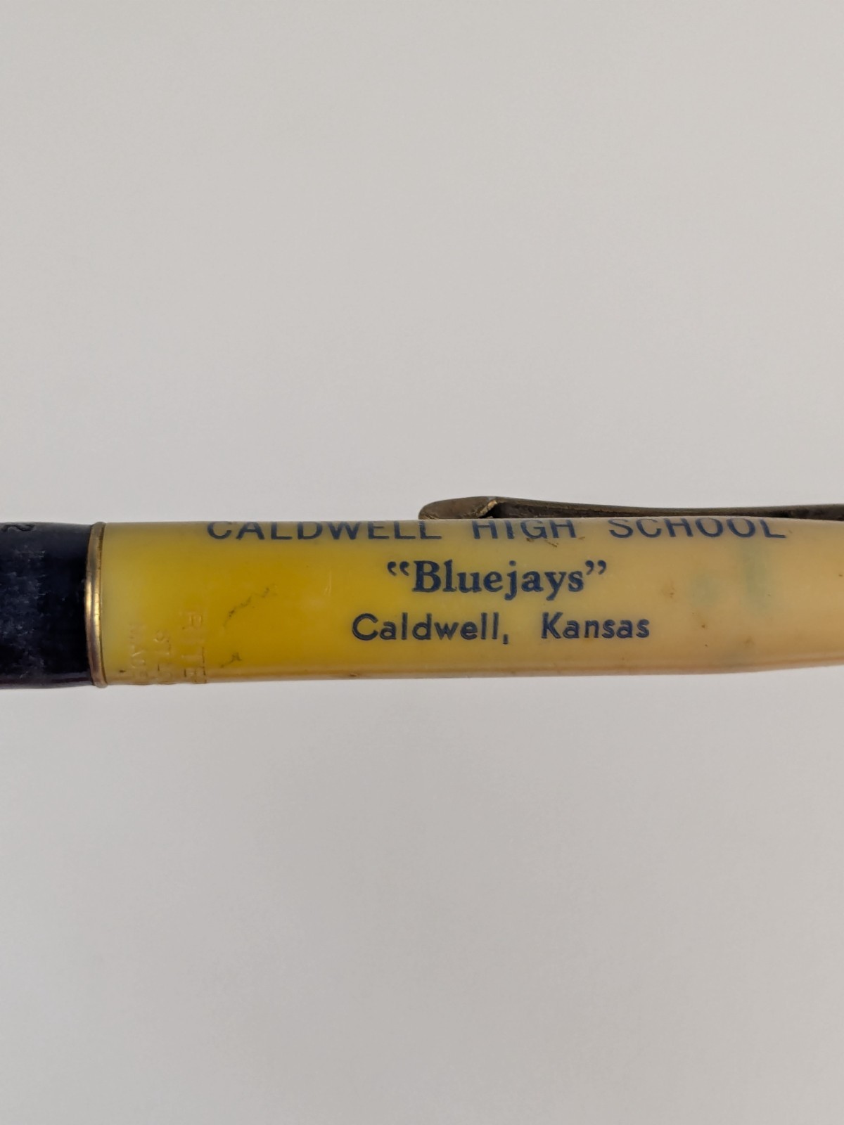 C1940-50s – Caldwell High School Kansas “Bluejays” Mechanical Pencil – B26