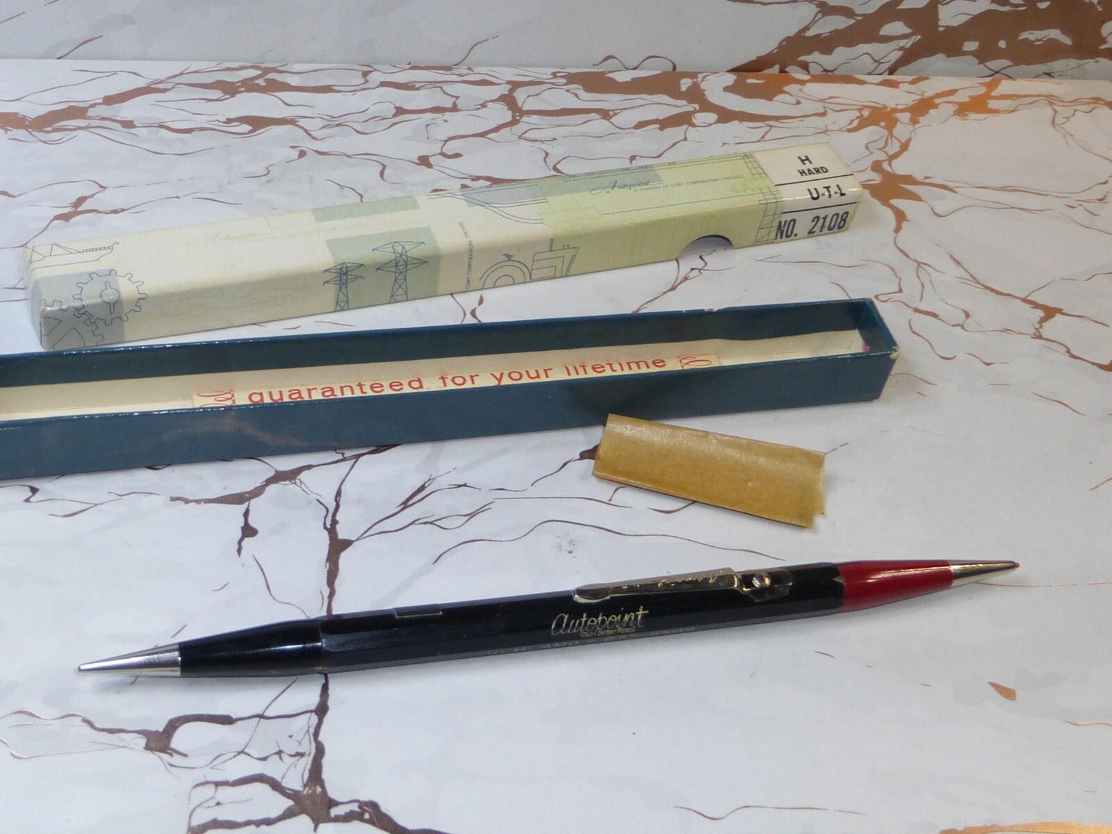 Vintage Circa 1960s Autopoint Sales Giveaway 0.5mm/0.9mm Mechanical Pencil #2108