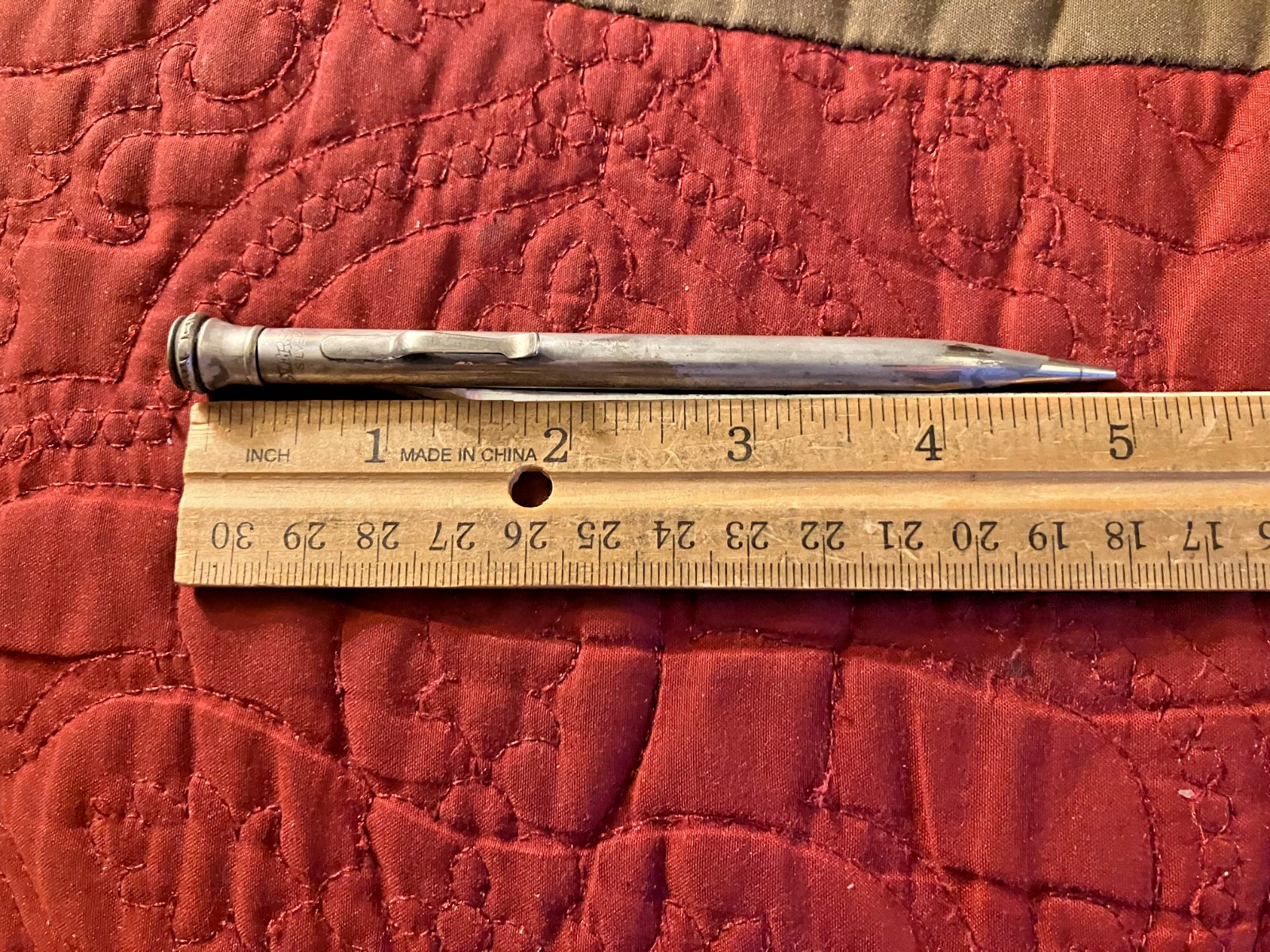 Wahl Eversharp Silver Plated Mechanical Pencil