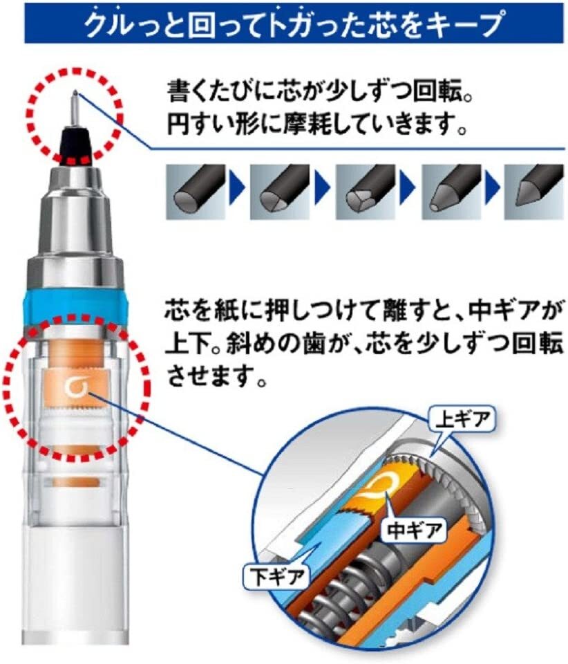 Mitsubishi Pencil Pen Cultga 0.5 Baby Pink M54501P.68