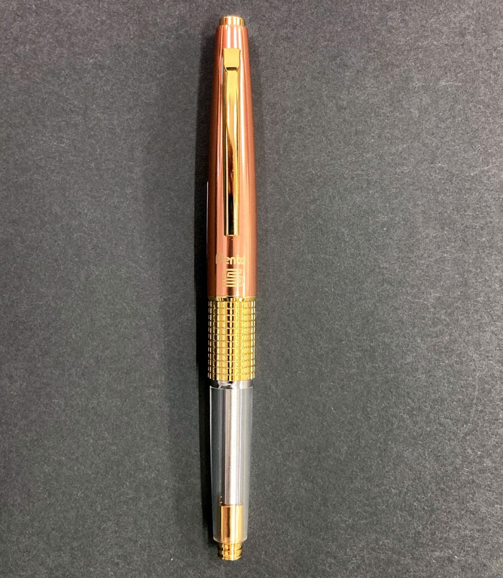 Pentel Kerry Mechanical Pencil Tokai Limited Bronze Clear Gold Trim 0.5mm Japan