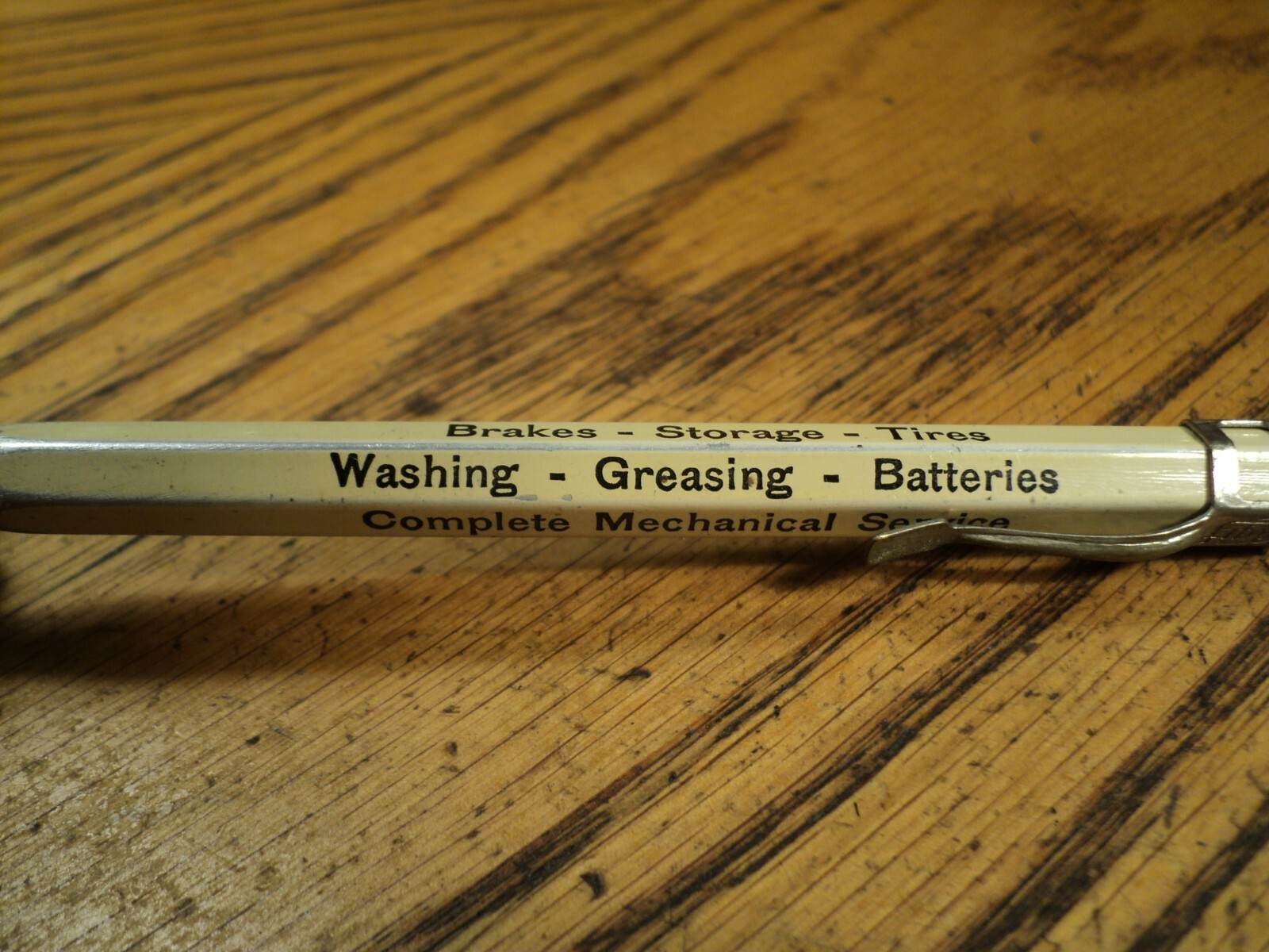 Vintage ADGIF Mechanical Pencil No. 4-47 Motor Inn Garage Brakes – Storage