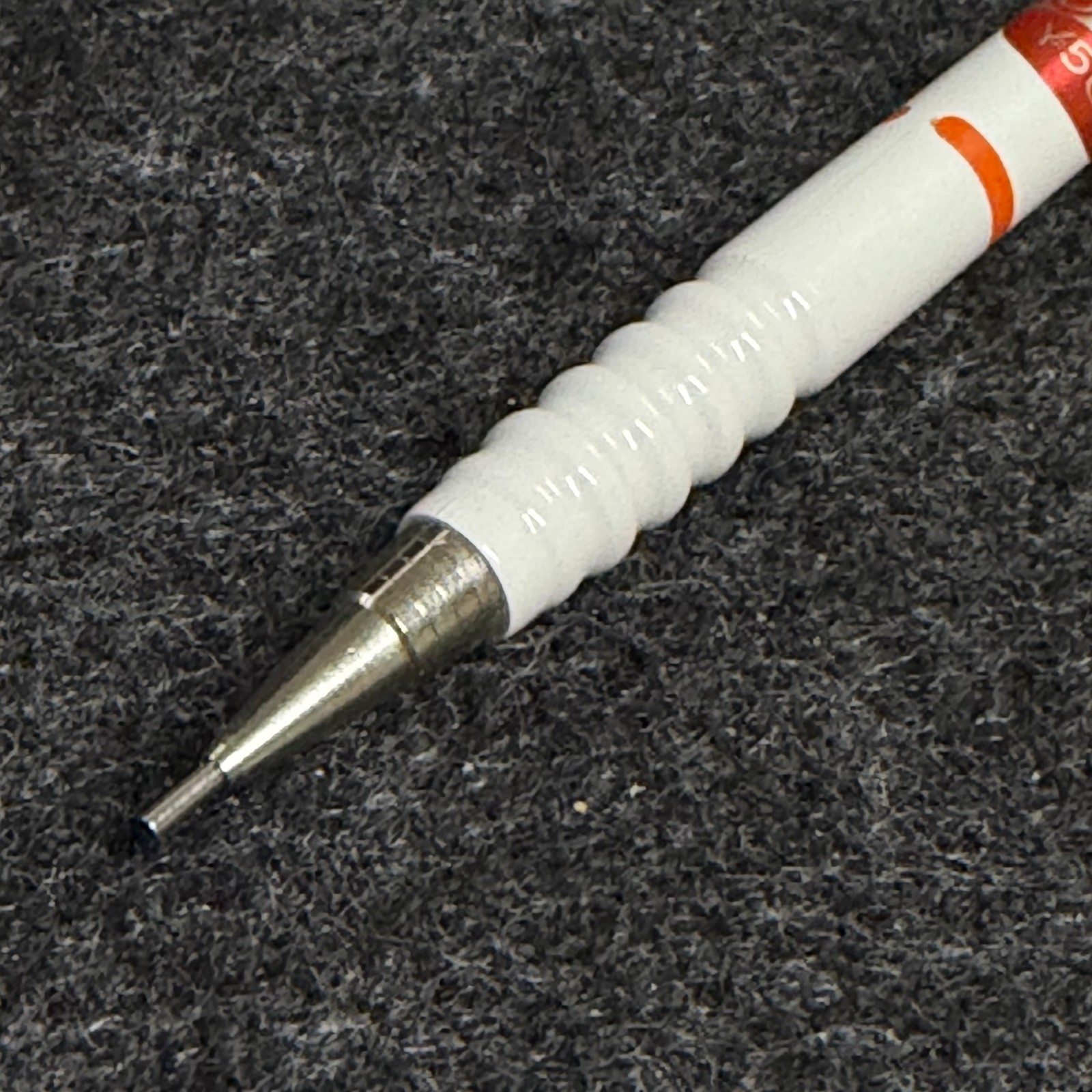 Vintage rOtring Tikky Special 0.9mm White Orange 1st Gen NOS JDM