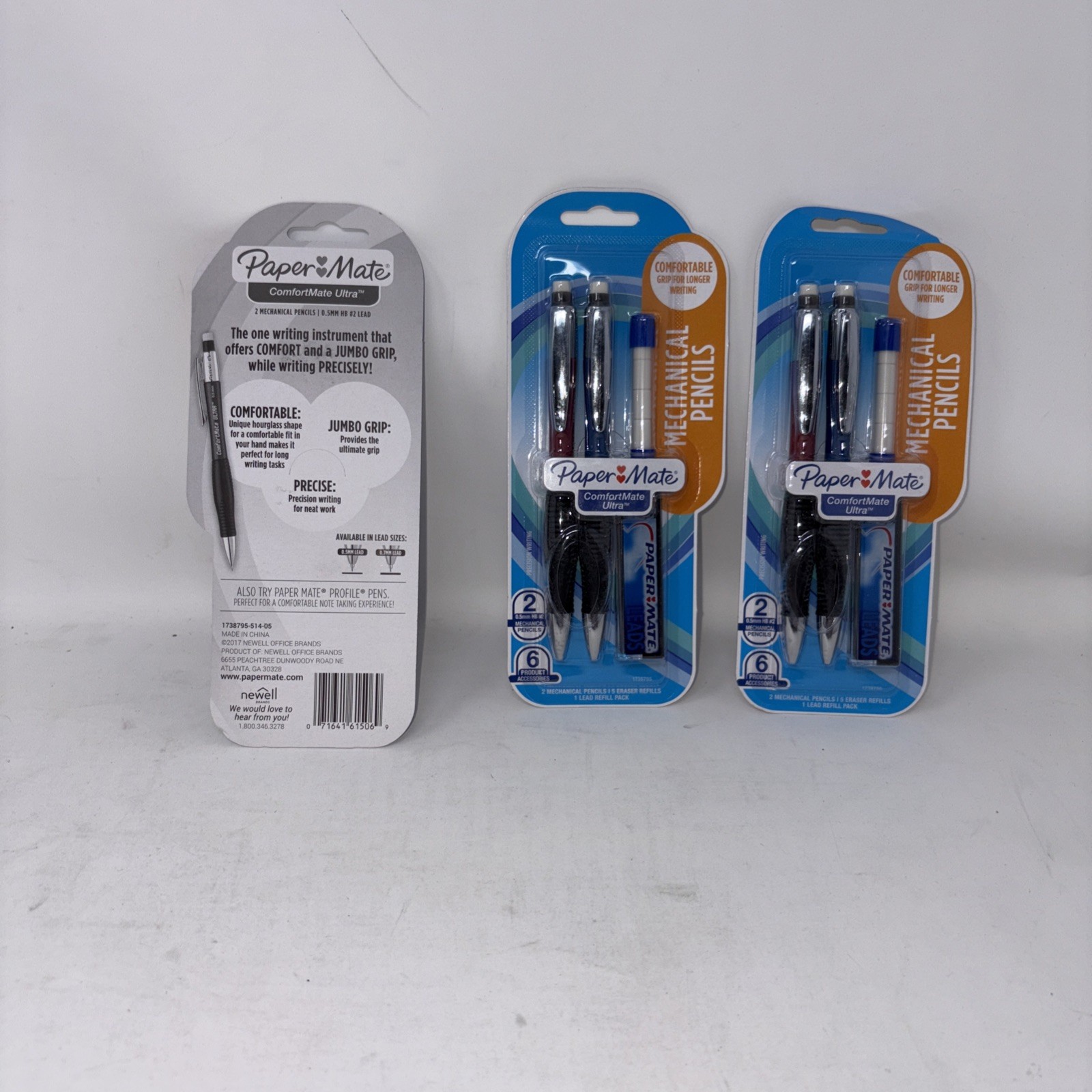 Paper Mate 1738795 Mechanical Pencil Starter Set 0.5 mm. (Pack of 3)