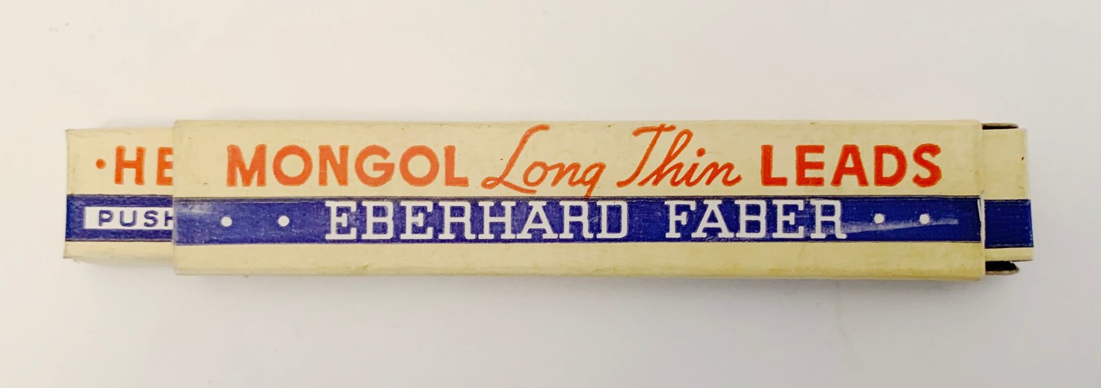 Vintage Eberhard Faber Mongol Long Thin Lead No. 4015 and Refill Erasers no 2236