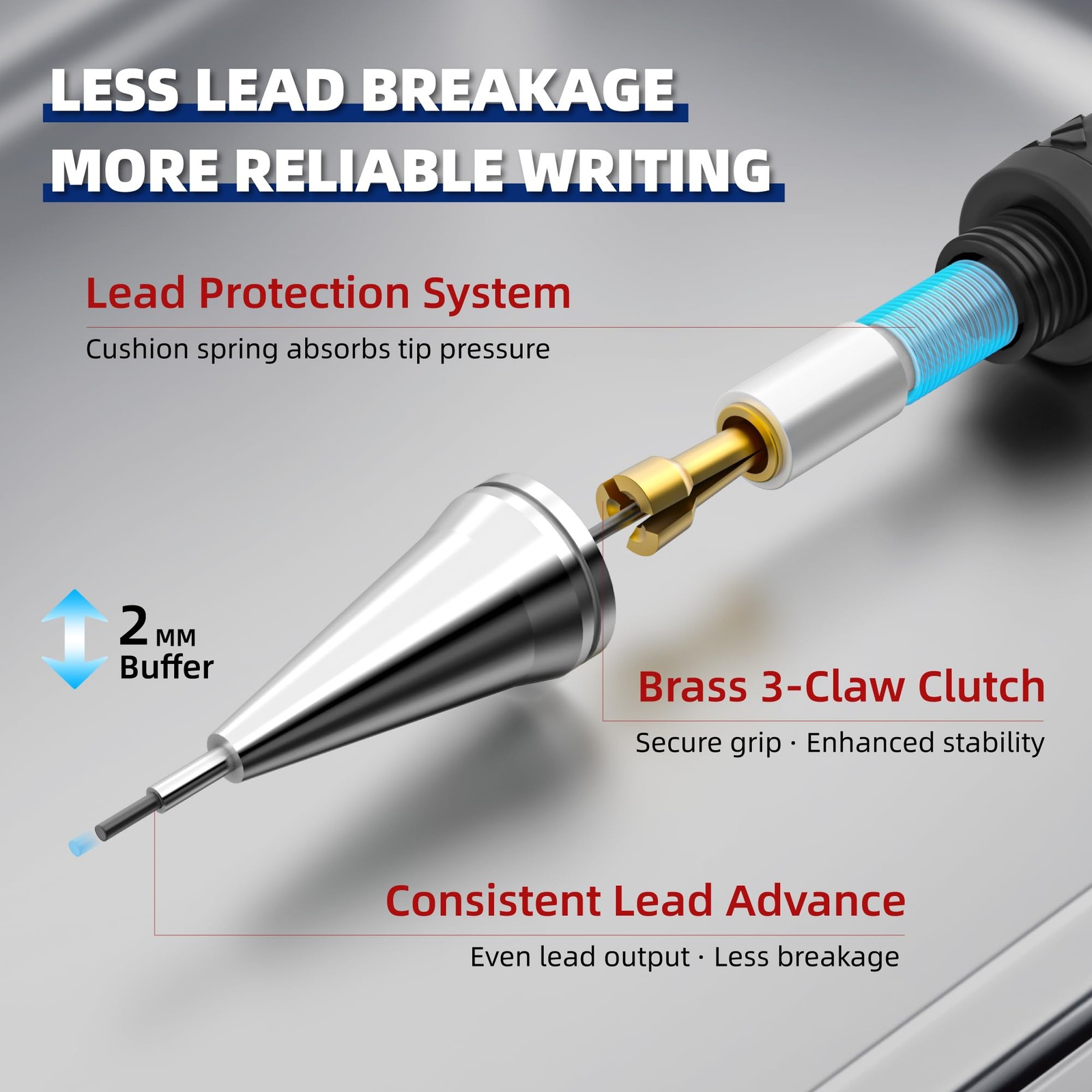 36PCS Mechanical Pencil Set with Case, Metal Drafting Pencil 0.5, 0.7, 0.9mm …