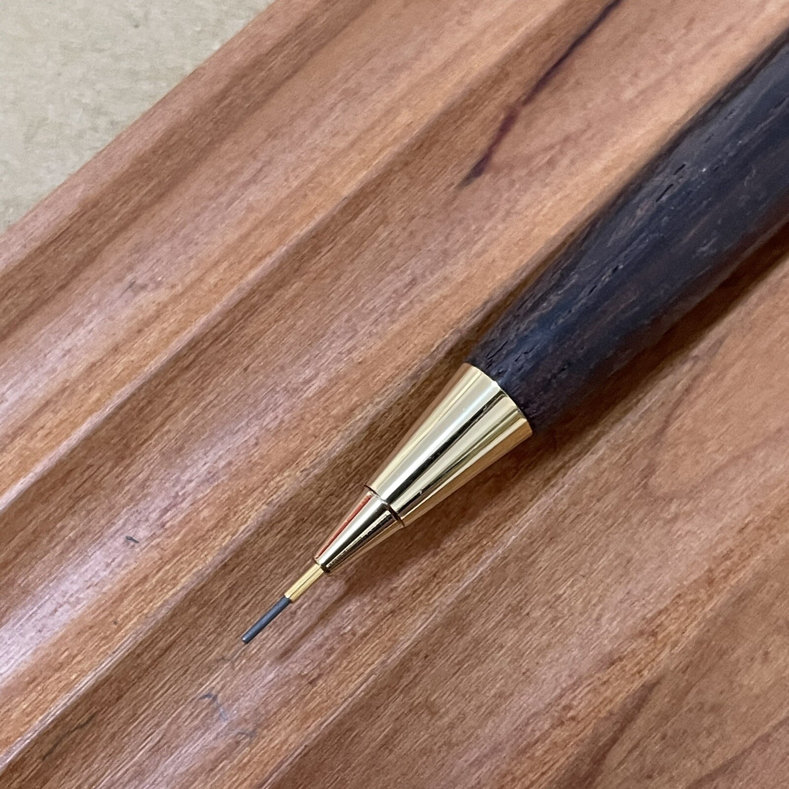 Sakura Mechanical Pencil Slide Sharp 0.5 mm Wood Barrel Made in Japan