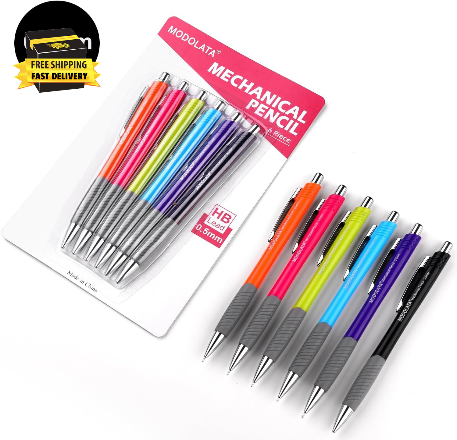 0.5MM Mechanical Pencil Set, Lead Pencils 0.5Mm for Student and Artist Drawing,