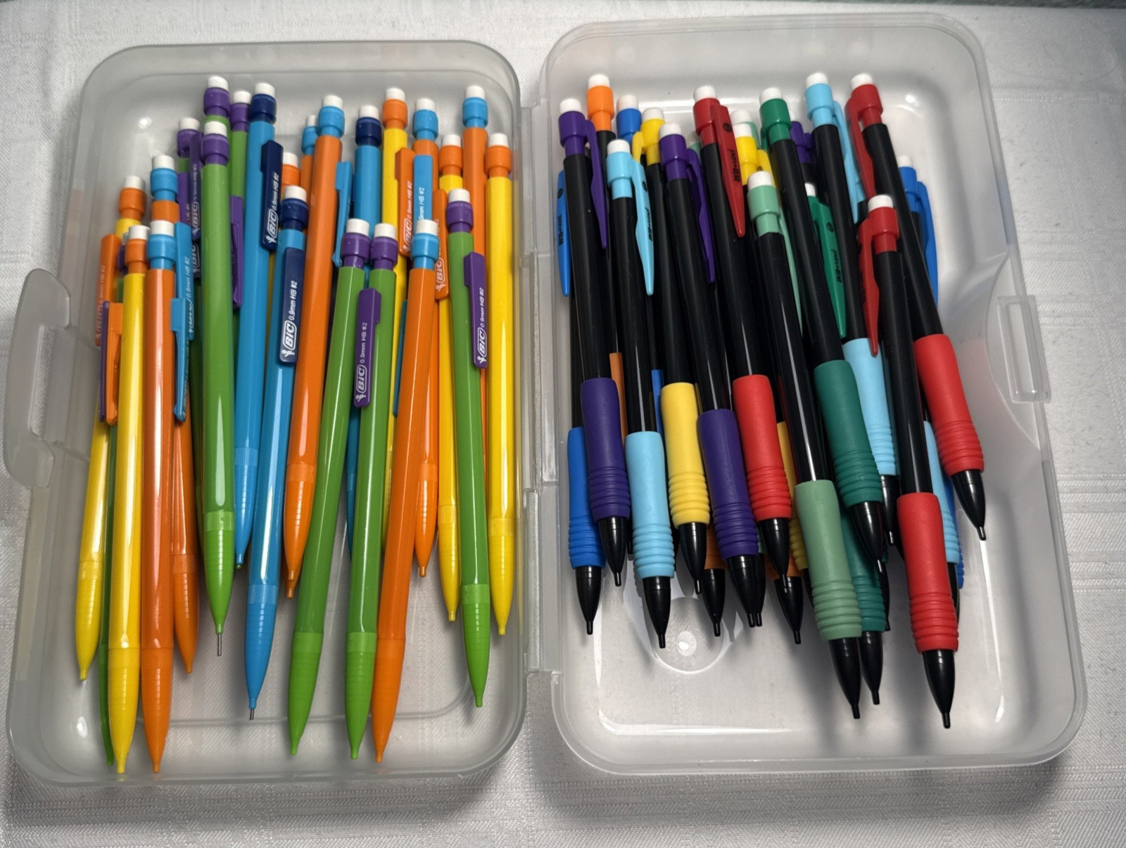 LOT 48 BIC Mechanical Pencils 0.9mm x25 and Pen+Gear X24 TTL EXC Condition