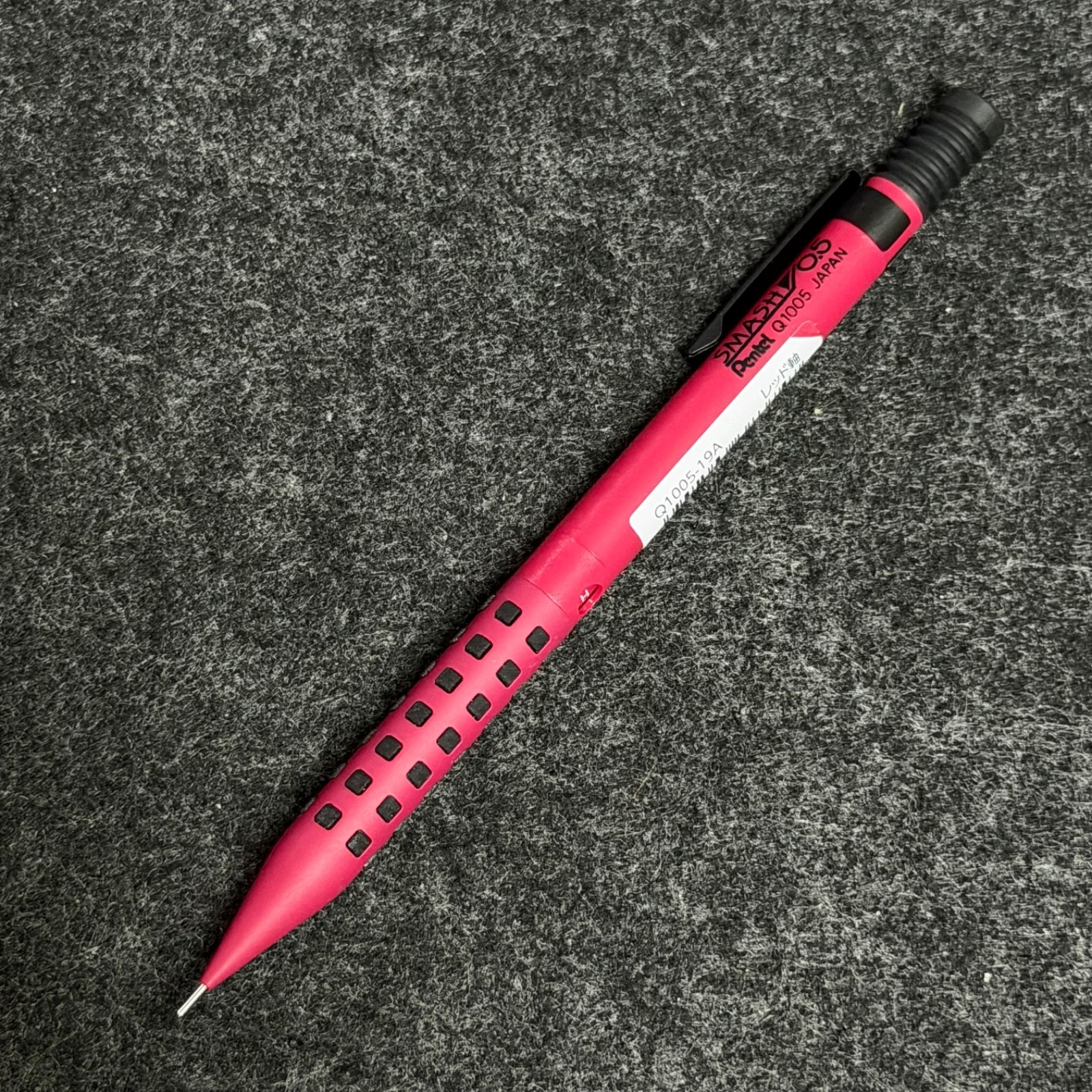 Pentel Smash Amazon Limited Red Black 0.5mm Q1005-19A Mechanical Pencil New