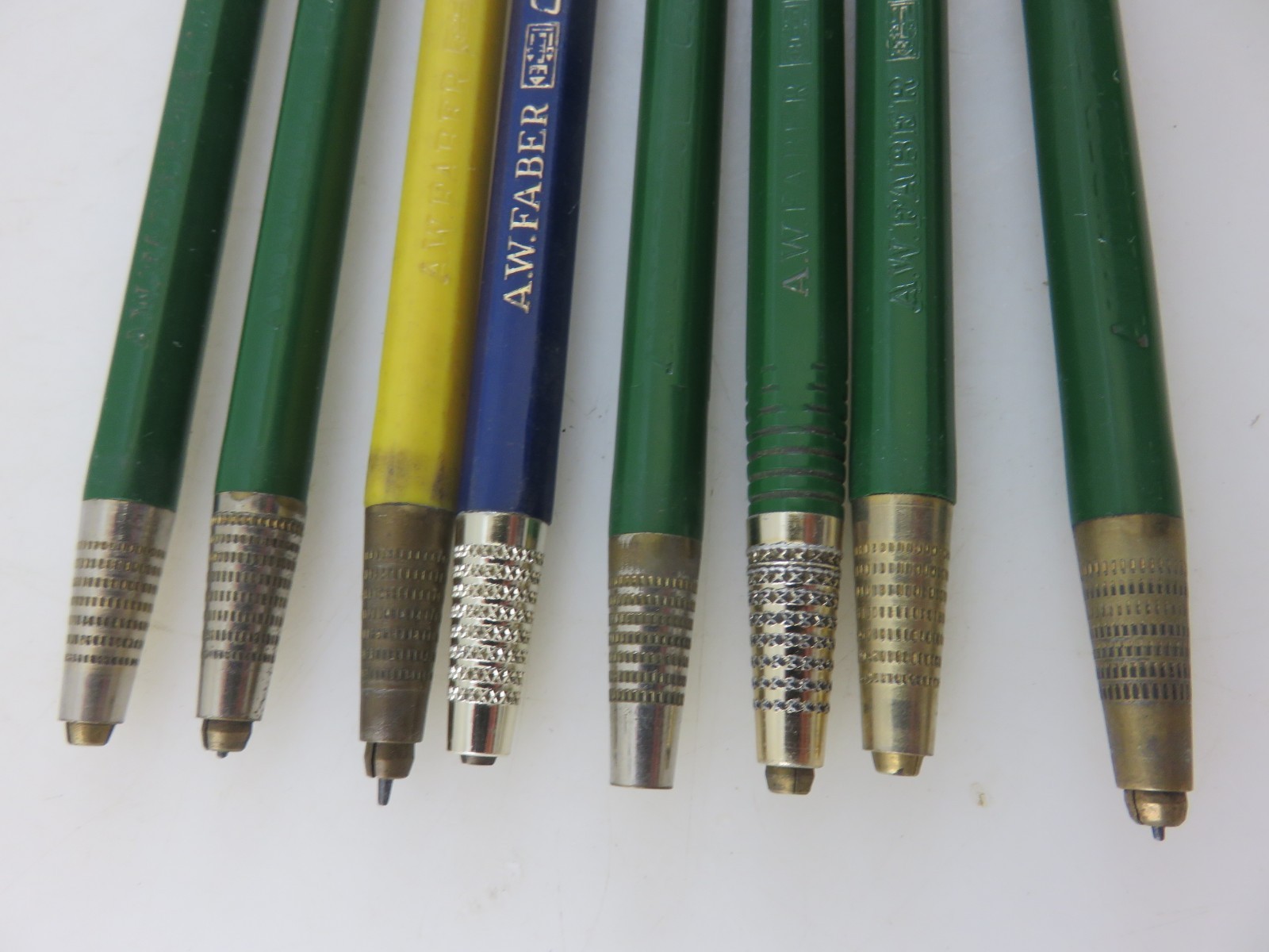 Faber Castell Locktite Mechanical Drafting Pencil 9400 2H 4H F 6H HB 8pc Set