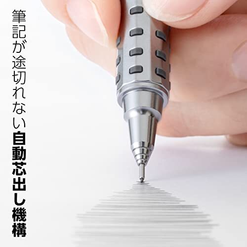 Pentel Mechanical Graphite Pencil Orenz AT 0.5mm Gray XPP2005-N Dual Grip