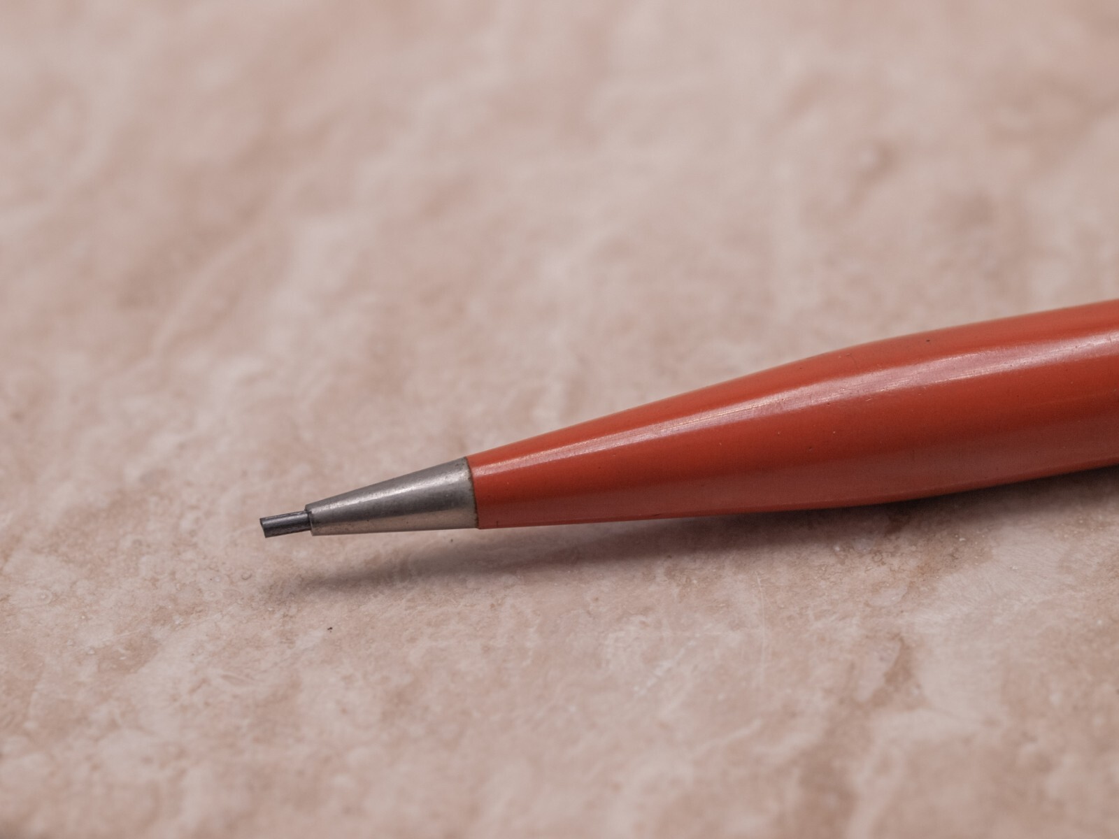 1920s – Wahl Eversharp Orange Mechanical Pencil GF Trim 5.25″ x 0.4″