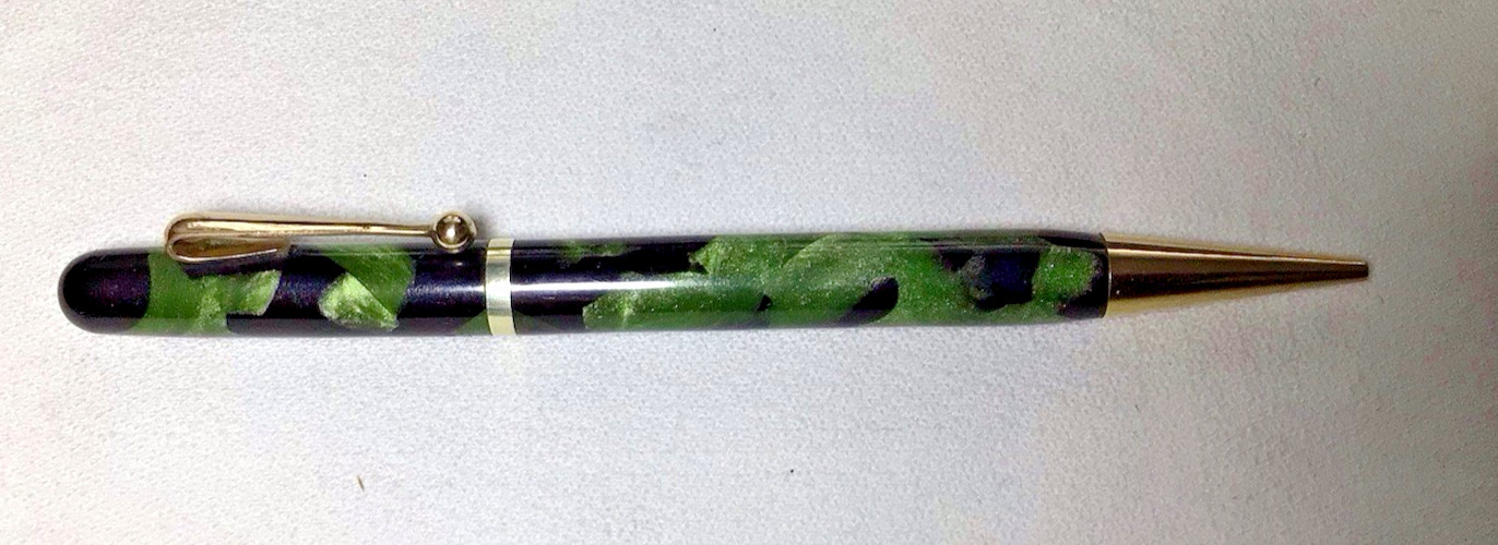 The Moore Pen Company Mechanical Pencil Green And Black Excellent Condition
