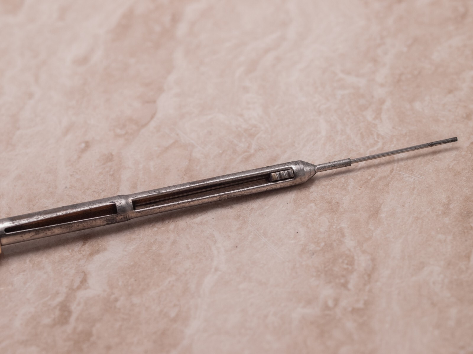 1920s – Wahl Eversharp Orange Mechanical Pencil GF Trim 5.25″ x 0.4″