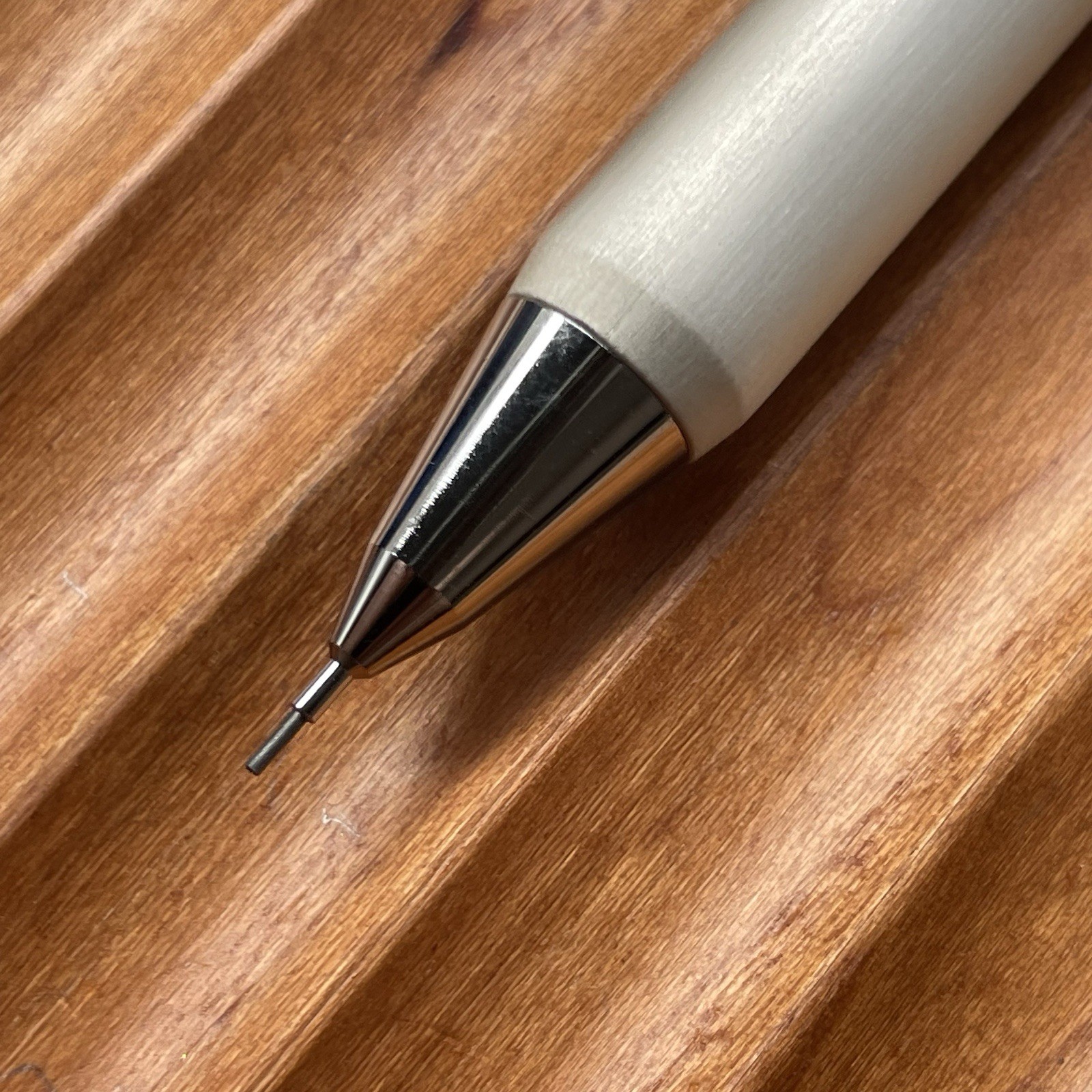 Kokuyo Mechanical Pencil PS-1 Body Knock Brushed Barrel 0.5 mm Made in Japan