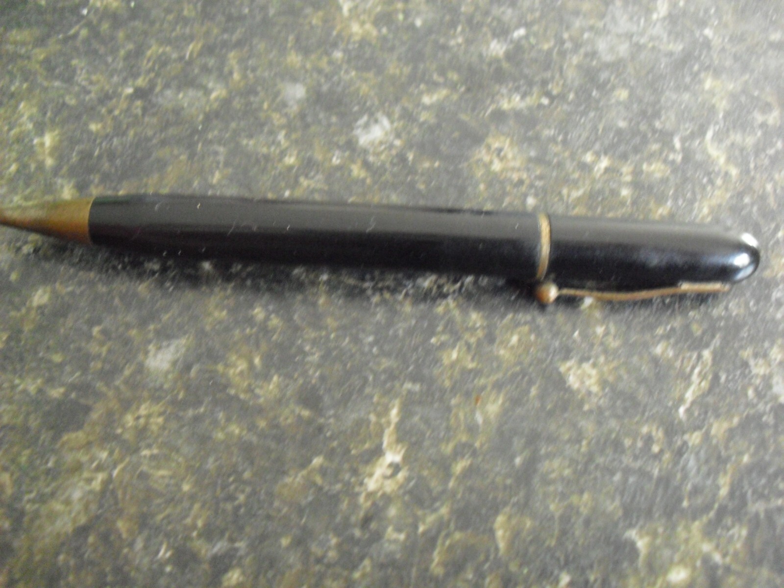 Vintage 1940s Nicholson Black Early Plastic Mechanical Pencil