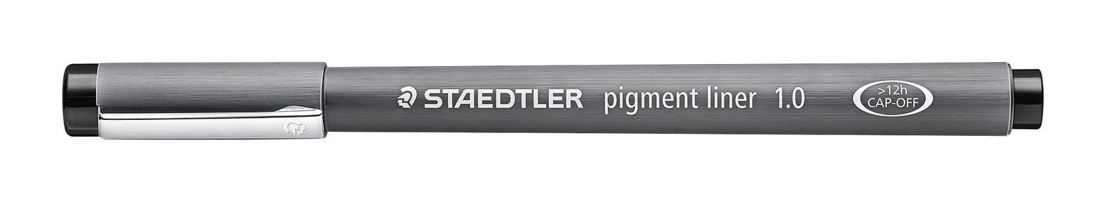 Staedtler Water-Based Pen Pigment Liner Black 1.0Mm 10 Pieces 308 10-9
