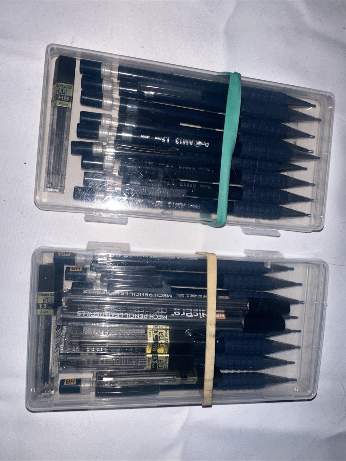 Pentel Mechanical Pencil Mark Sheet AM13-HB 17-piece set + Lead