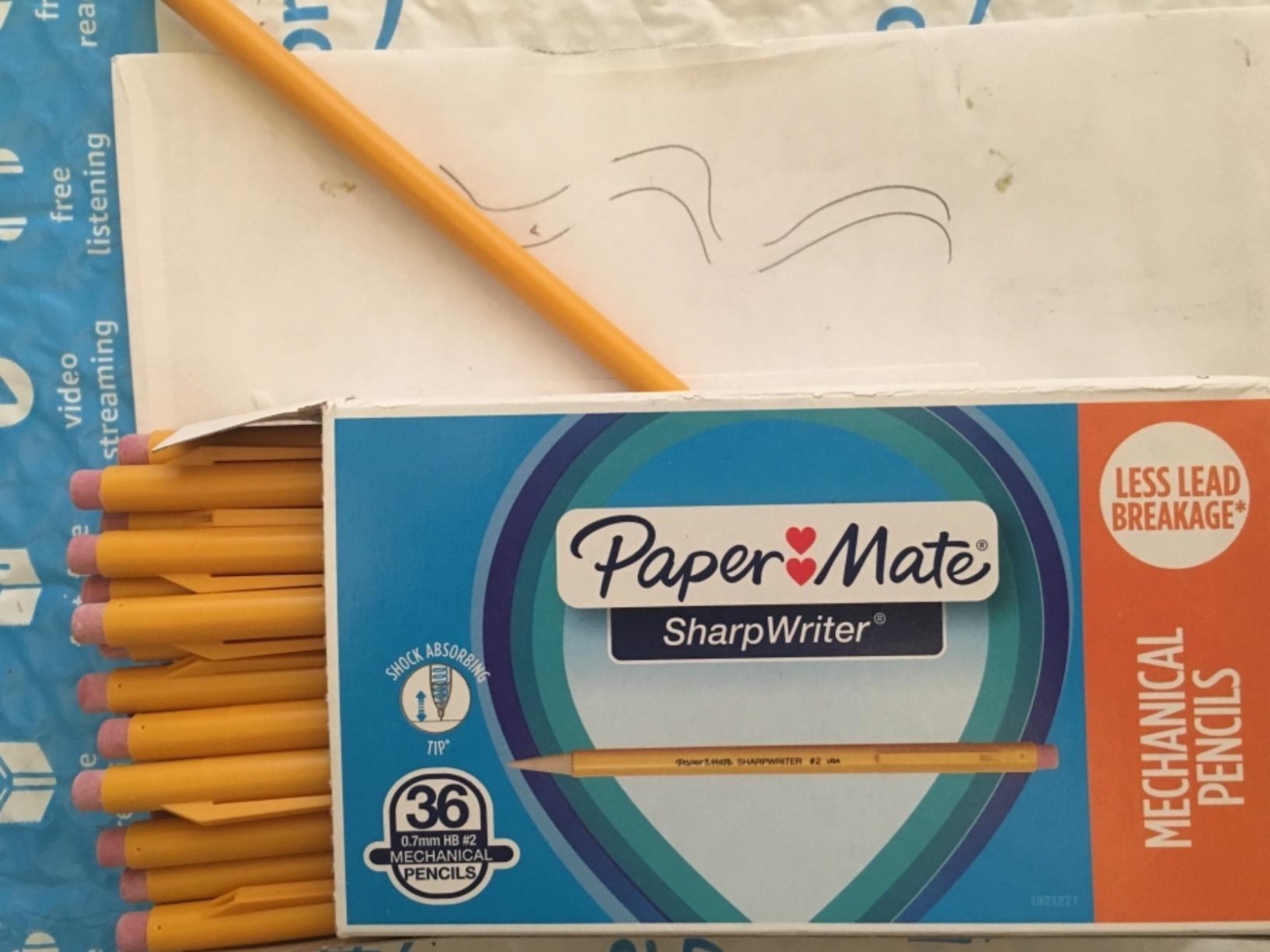 SharpWriter Mechanical Pencils – 36 Count, 0.7 mm Twistable & Break Resistant