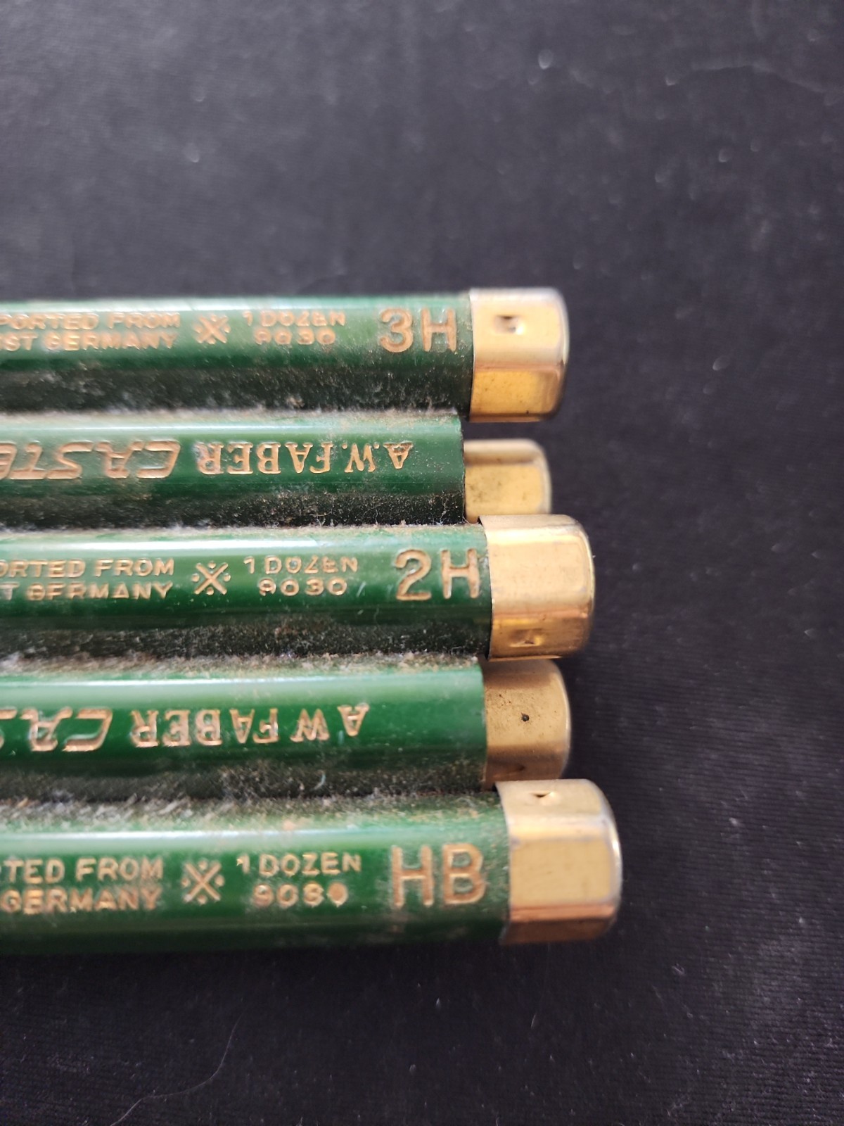 Various VTG A.W. Faber Castell Refill Leads 9030 H 2H 3H HB 7H 5H some empty
