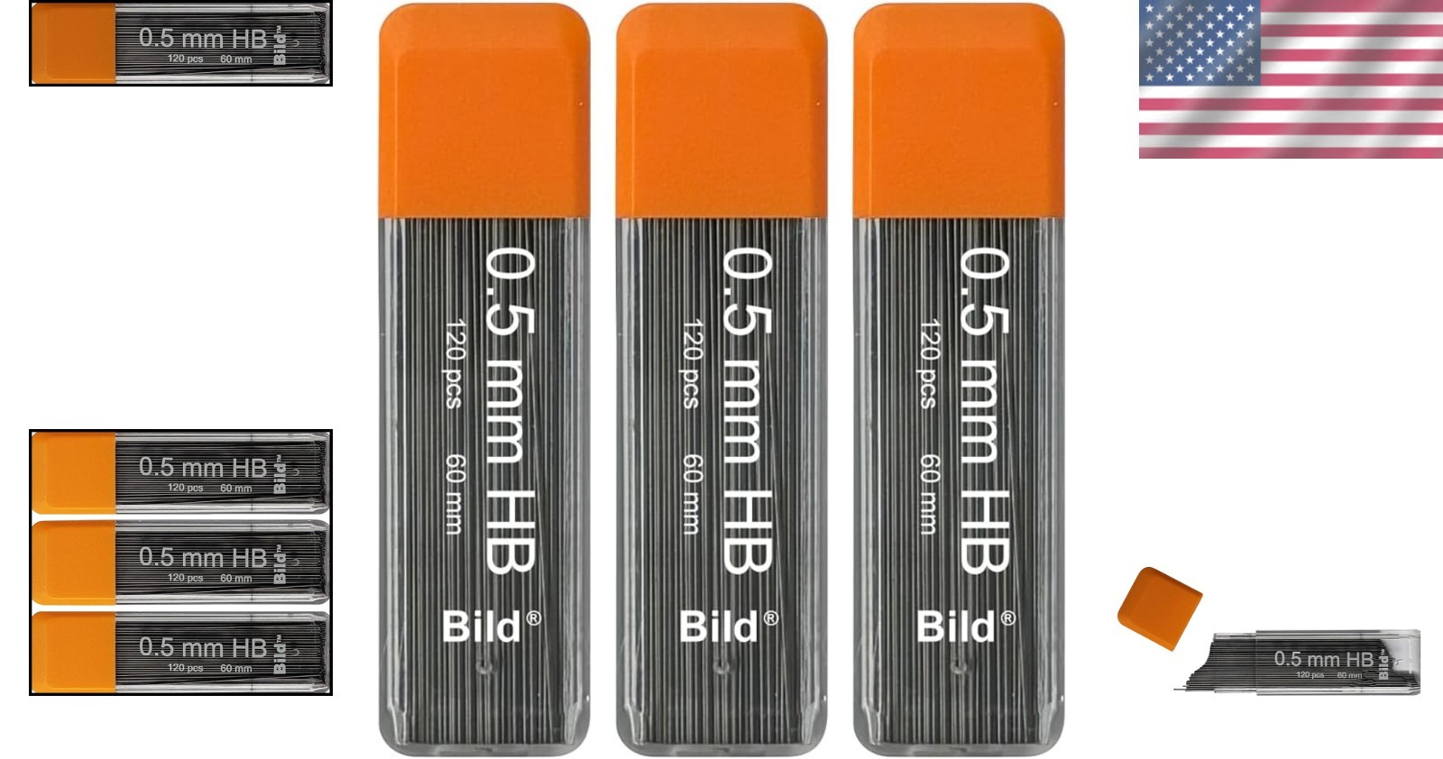 Ambidextrous 0.5mm HB Mechanical Pencil Lead Refills – Consistent Performance
