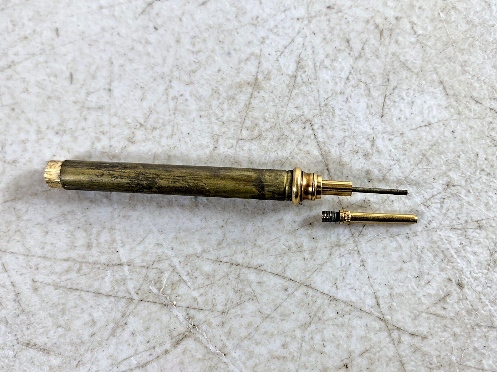 READ Top Only GOODYEARS VICTORIAN TELESCOPING MECH PENCIL BARREL. Part 125E88