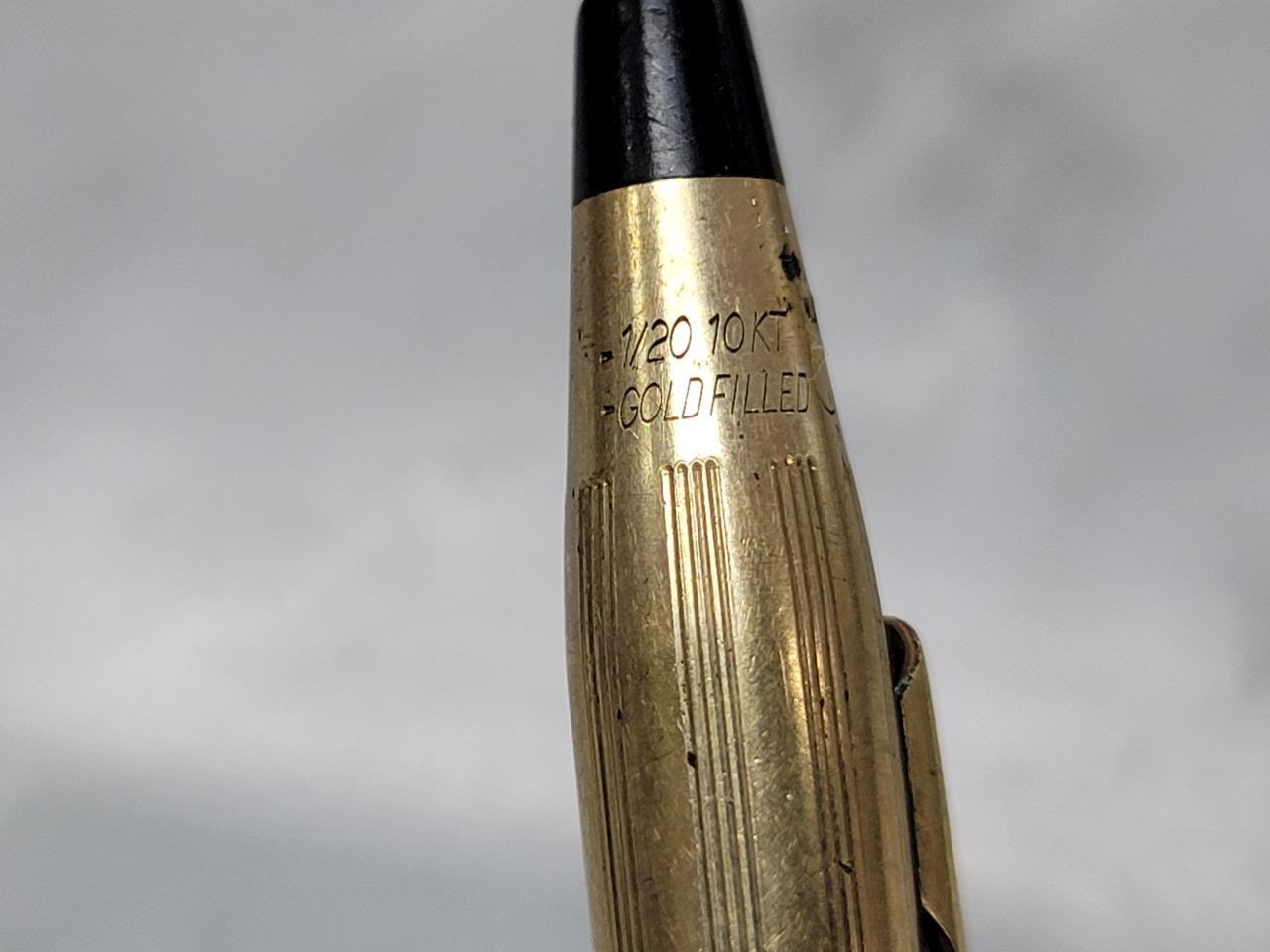 Vintage 10K Gold Filled Cross Pencil ~ 5.25″ ~ 1-E105