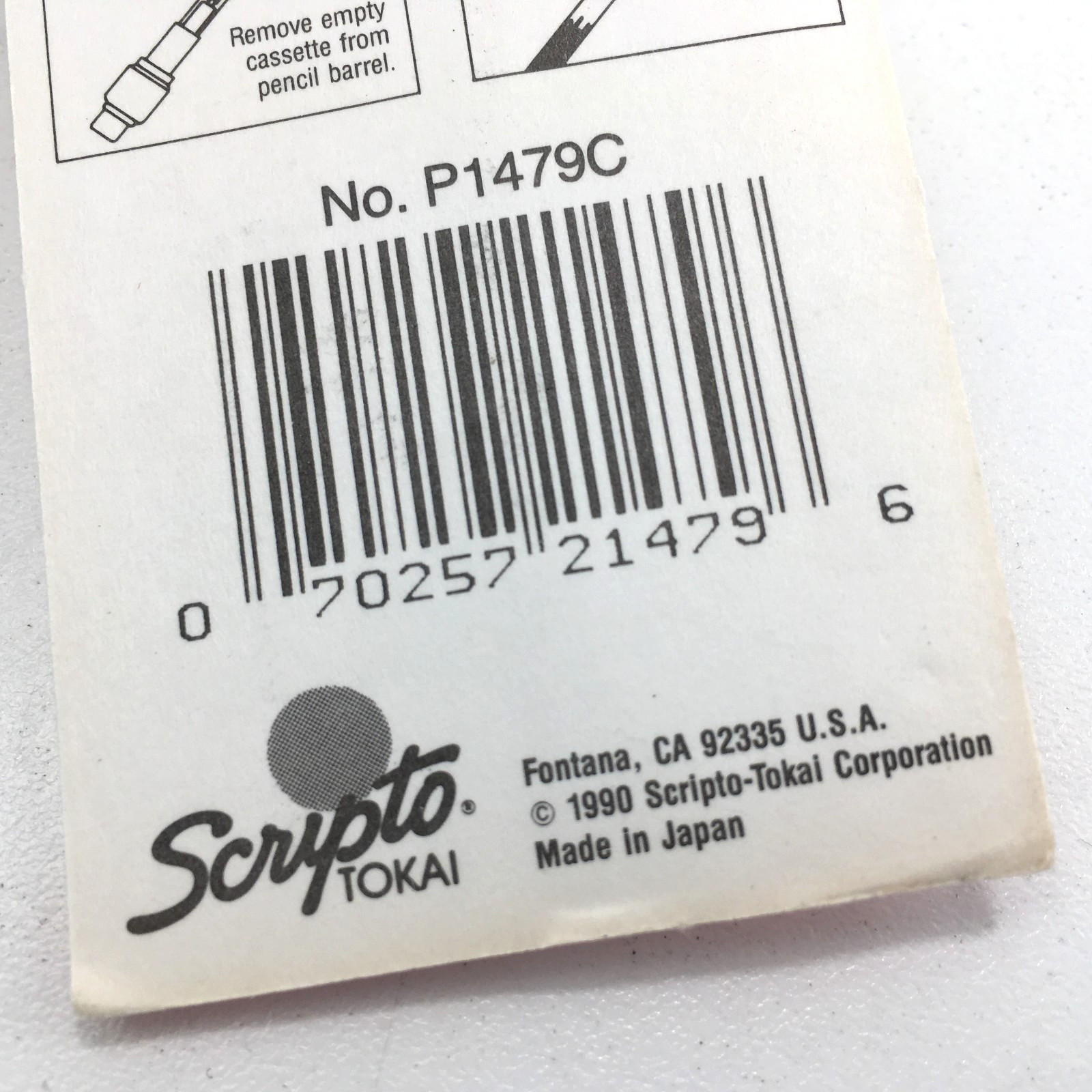 3-Pack 1990 Scripto Super Cassette Mechanical Pencil P1470C .7mm Lead Japan Red