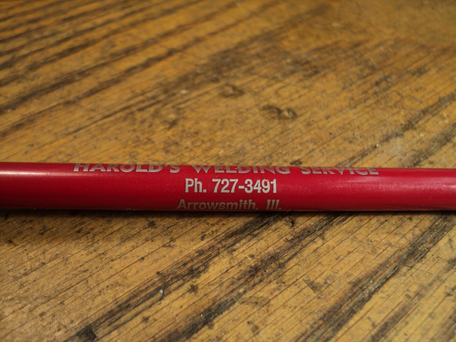 Vintage ReadyRiter Mechanical Pencil Harolds Welding Service Arrowsmith Ill