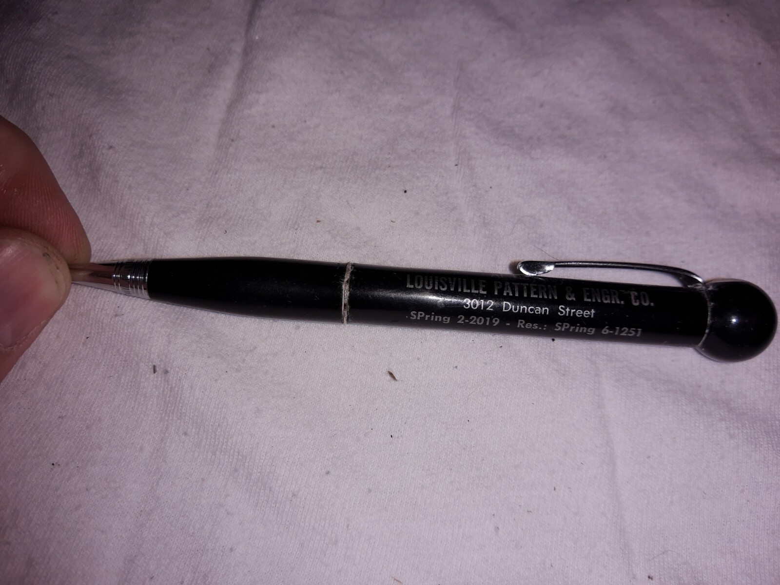 Vintage Ritepoint Louisville Pattern Engineering 8 Ball Pen Mechanical Pencil KY