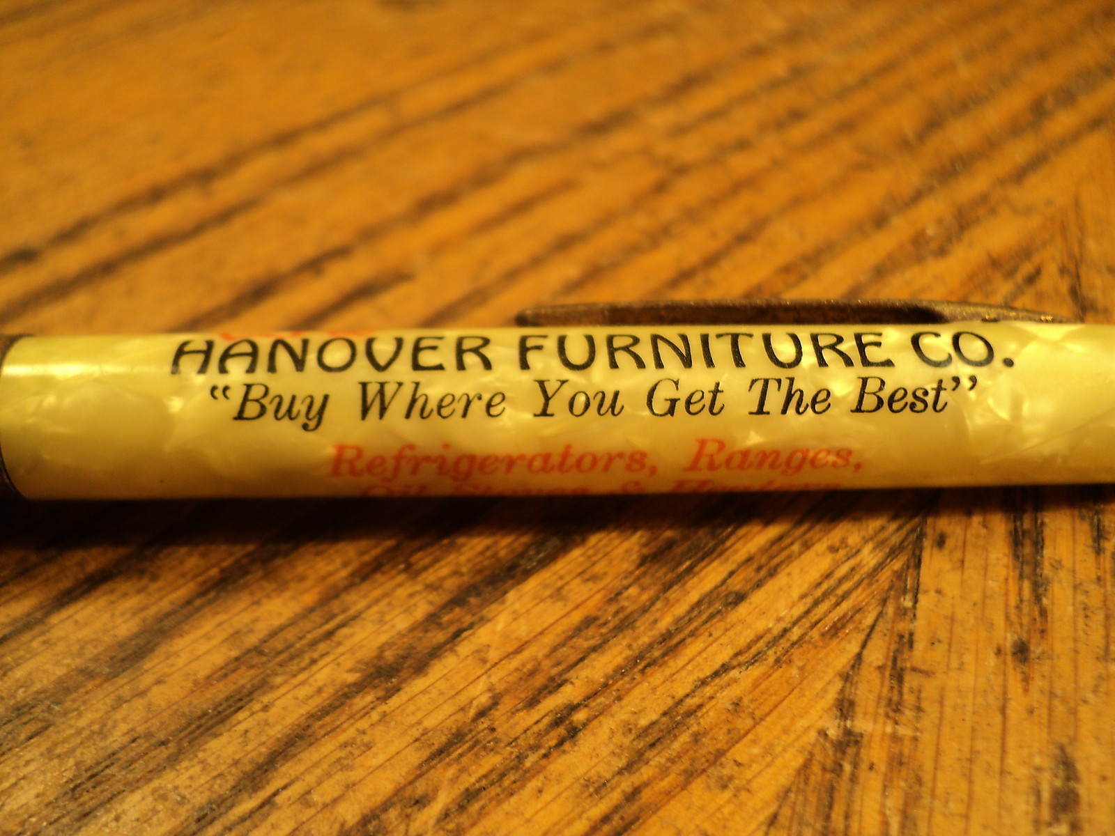 Vintage Sample – L520 Mechanical Pencil Hanover Furniture Co Westchester Calif