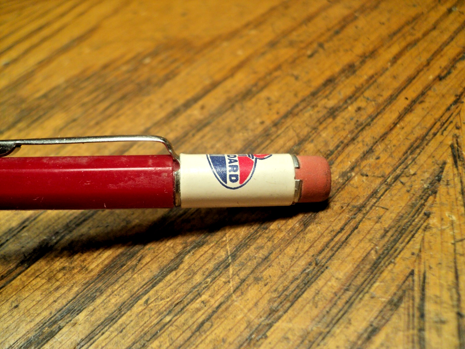 Vintage Durolite Mechanical Pencil Nusser Oil Co Standard Oil 5-5/8″ Long USA