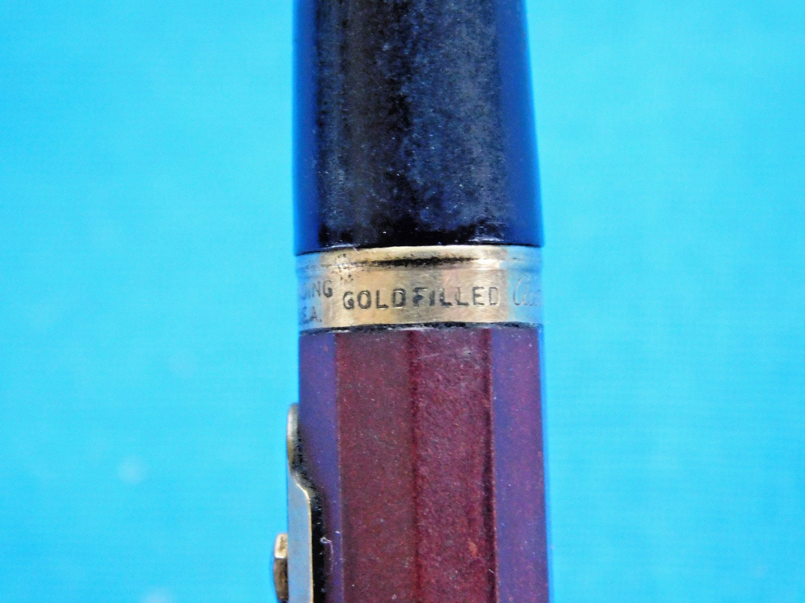 VTG GOLD FILLED 1920’S AUTOPOINT MECHANICAL PENCIL PATD PEND CHICAGO, U.S.A.
