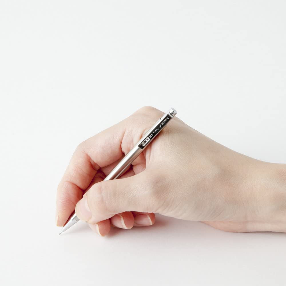 Mini Mechanical Pencil, 0.5 Mm, Silver Body (TS-3)