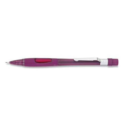 Pentel Quicker Clicker Mechanical Pencil, 0.9 mm, HB (#2), Black Lead, 6/Pack