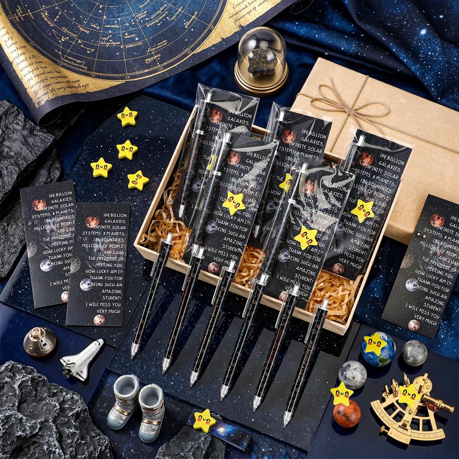 30 Sets End of Year Gift from Teacher Inspirational Space Astronaut Pencils A…