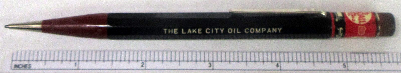 1930s KENDALL OIL Lake City 5.75″ can top Autopoint Mechanical Pencil works xz