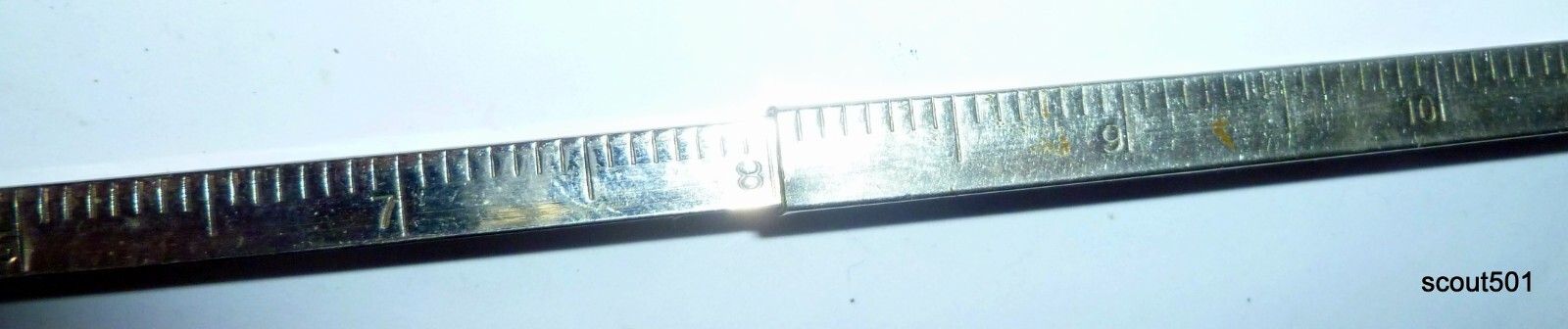 Antique 1920s Mechanical Pencil Bellas-Hess Salesmen 12” Ruler Germany NYC